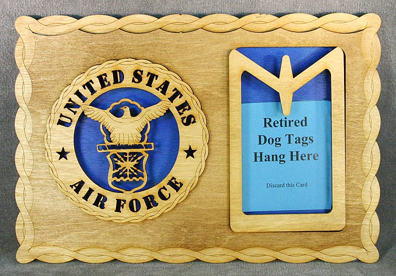 Air Force Dog Tag Holder